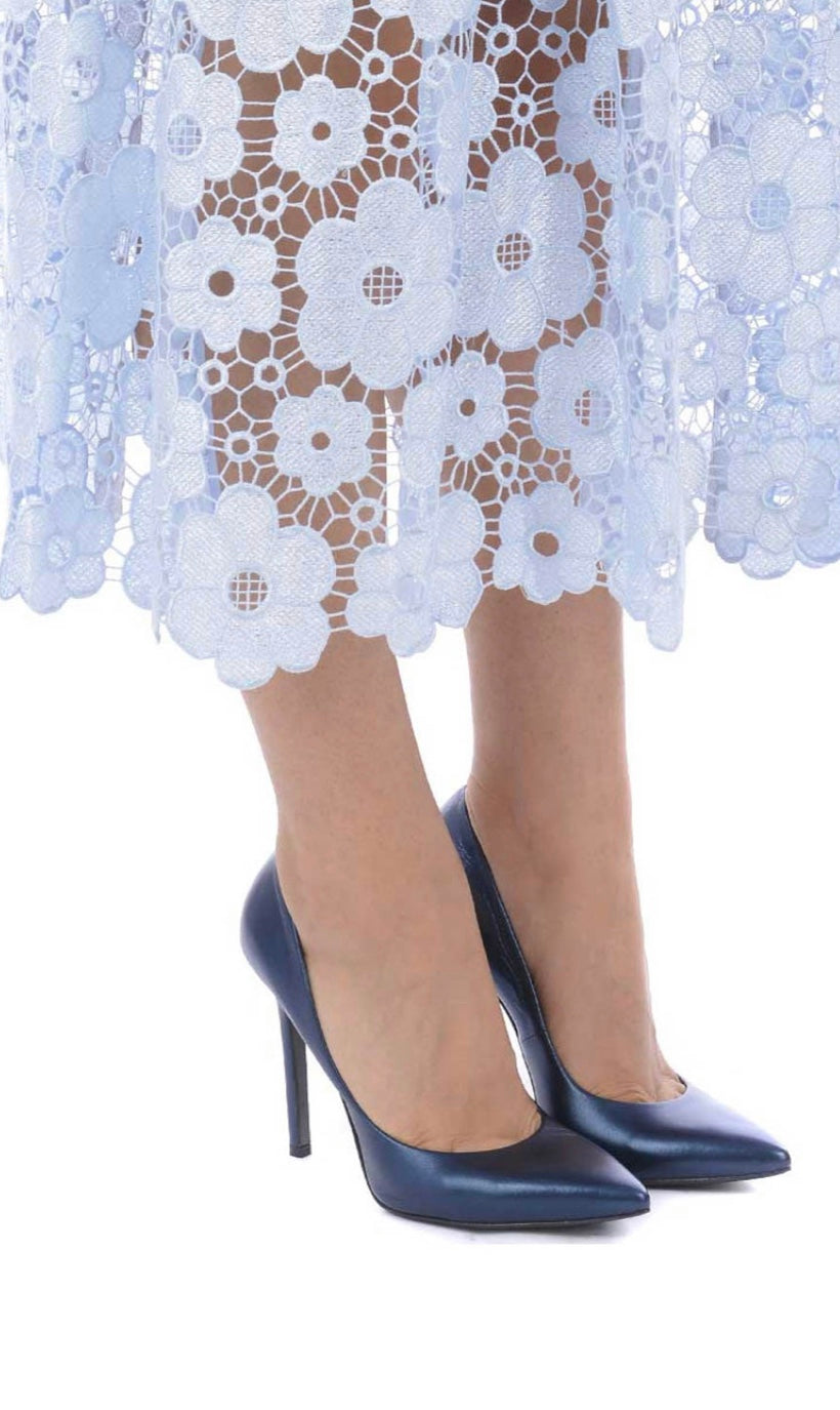 Self Portrait Floral Lace Skirt