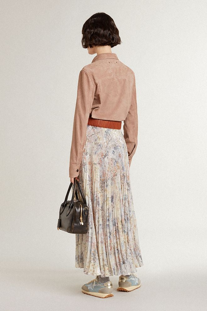 VITA BAG TREATED LEATHER BODY GOLD METAL DETAILS