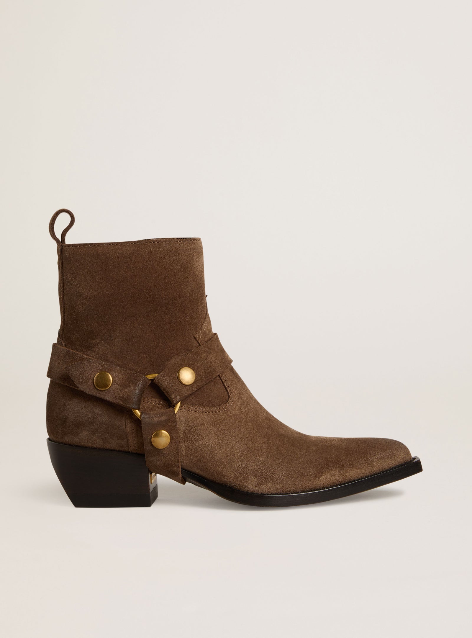DEBBIE  SUEDE UPPER WITH REMOVABLE ACCESSORY