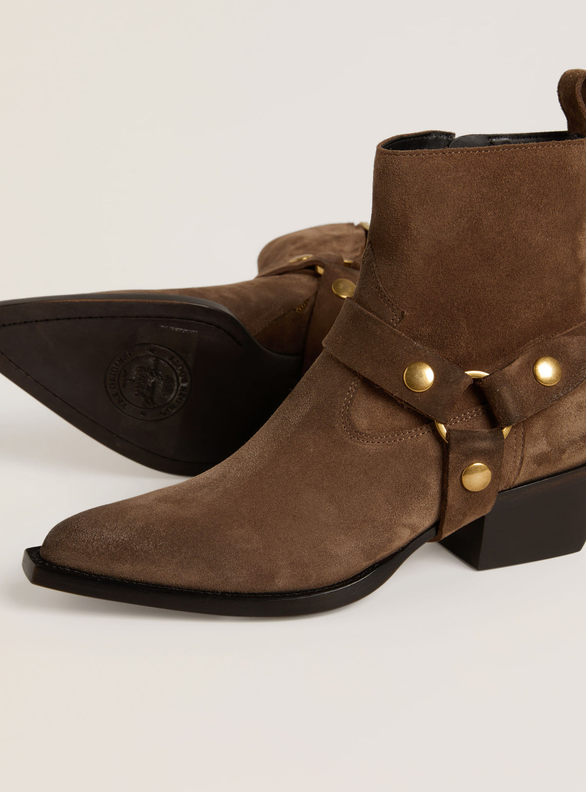 DEBBIE  SUEDE UPPER WITH REMOVABLE ACCESSORY