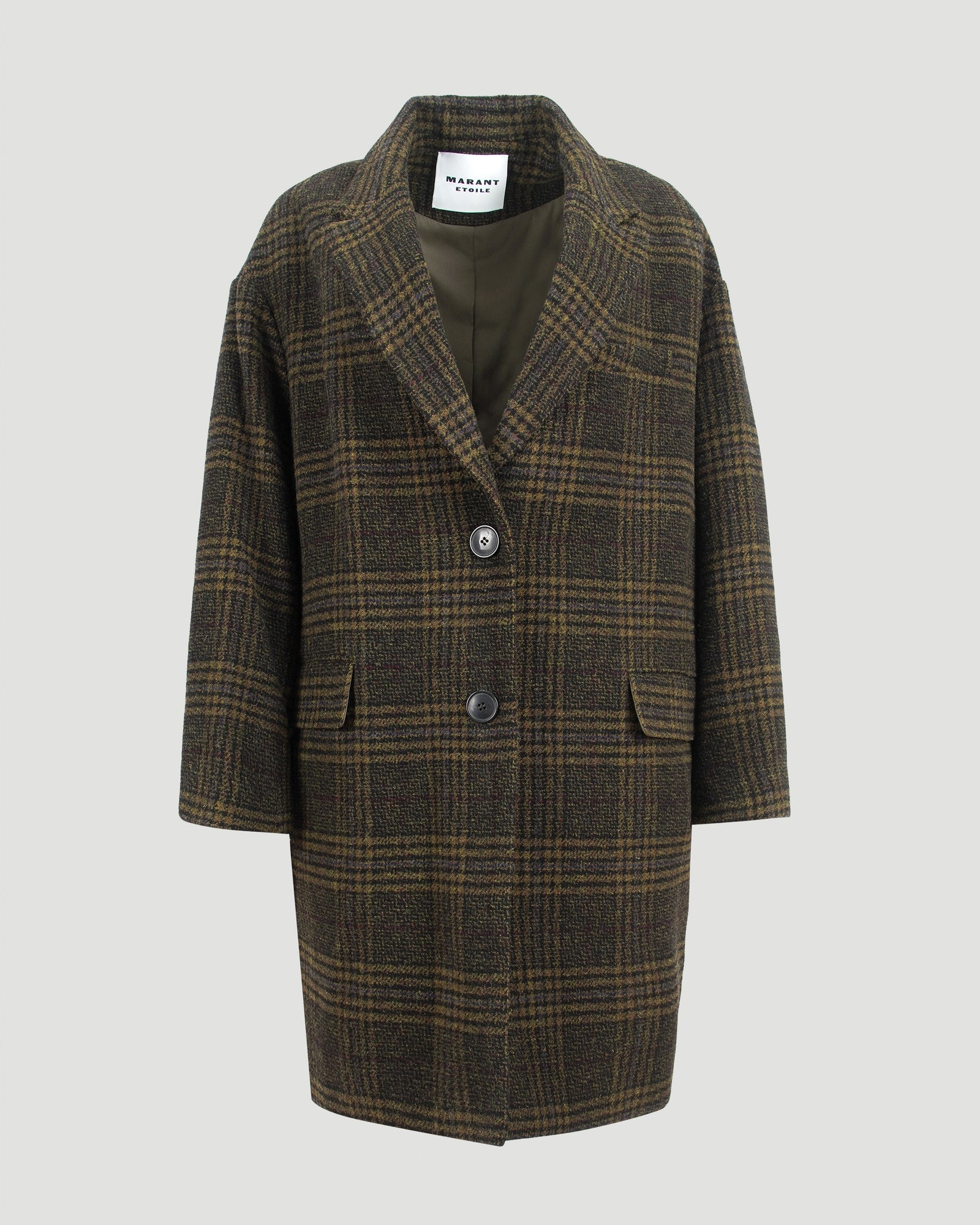 新品 ISABEL MARANT ETOILE JOSIALO コート ブラック Isabel Marant Étoile - Josialo jacquard coat black - The Corner