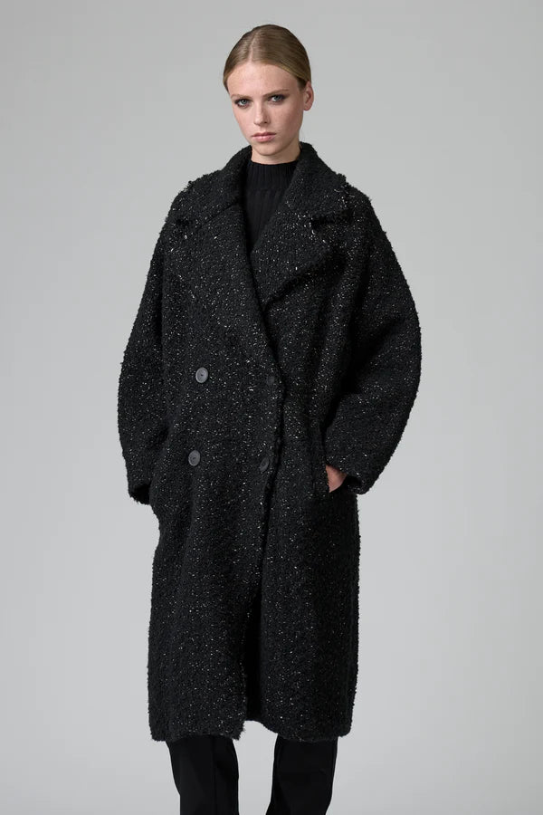 Transit Oversized Double-breasted lined Wool Coat