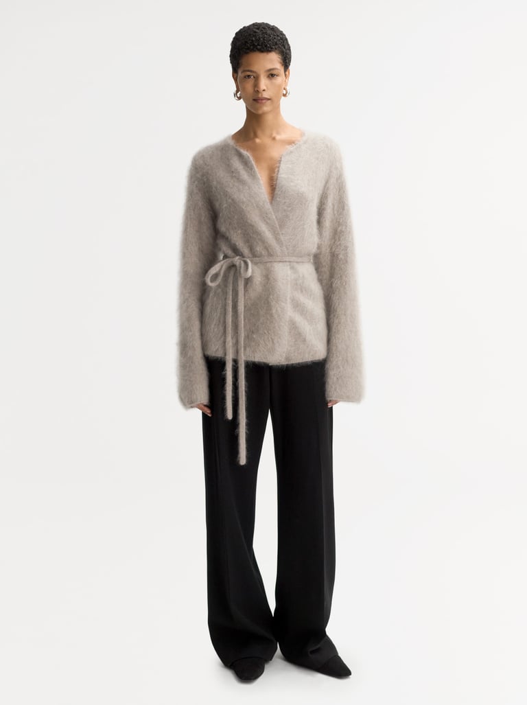 Soft Goat Brushed Cardigan