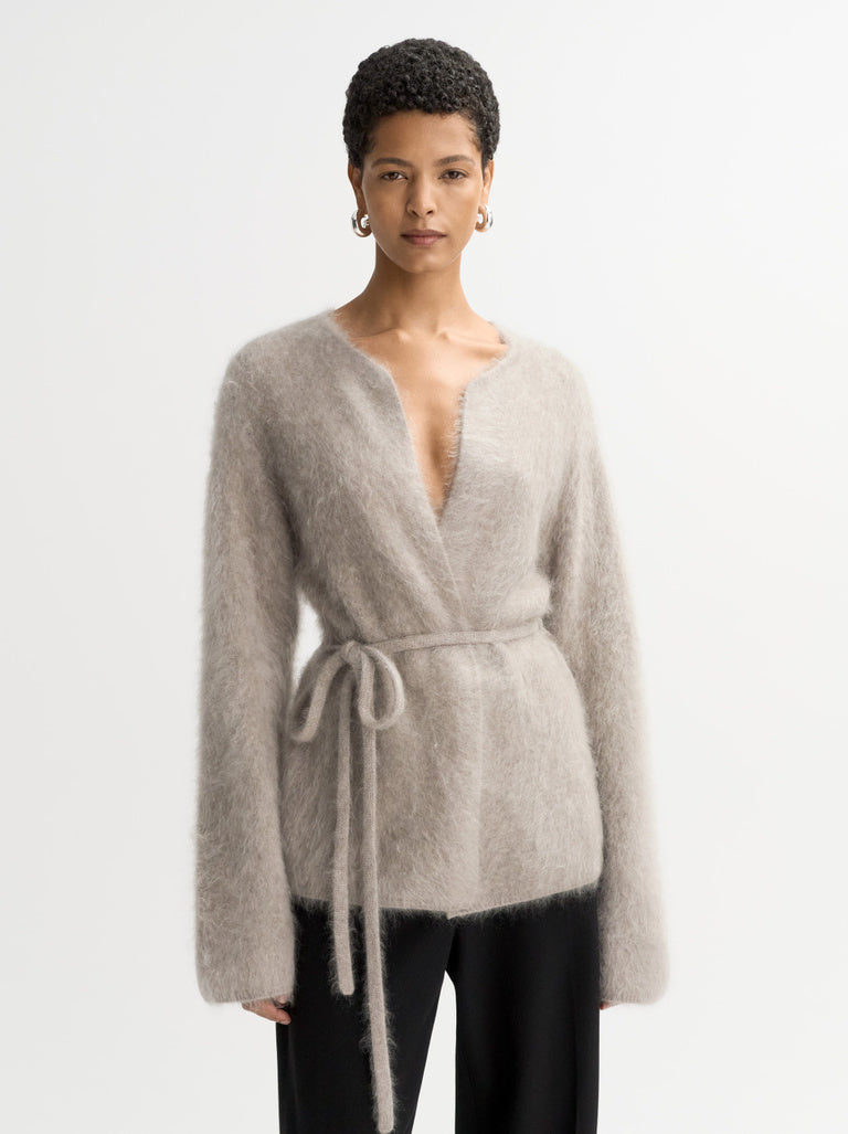 Soft Goat Brushed Cardigan