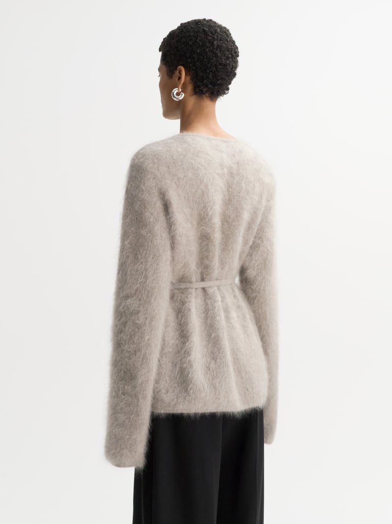 Soft Goat Brushed Cardigan
