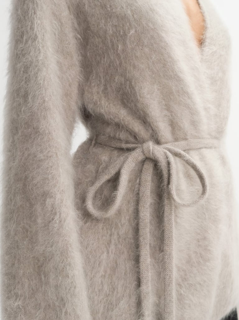 Soft Goat Brushed Cardigan