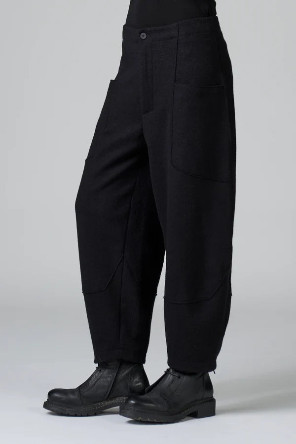 Transit Comfort Fit Boiled Wool Trousers