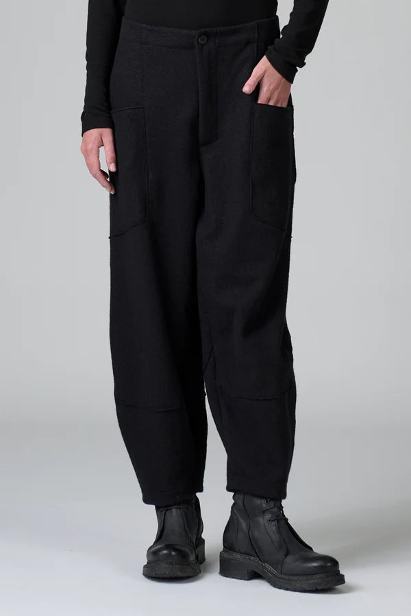 Transit Comfort Fit Boiled Wool Trousers