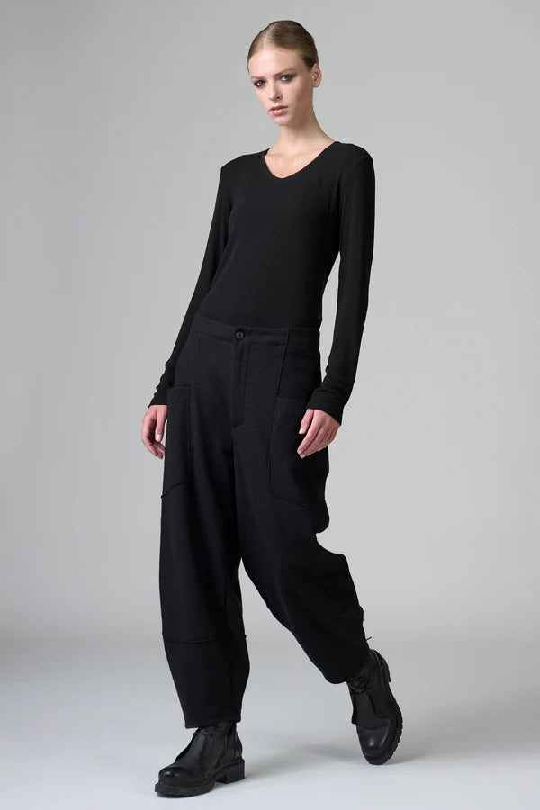 Transit Comfort Fit Boiled Wool Trousers