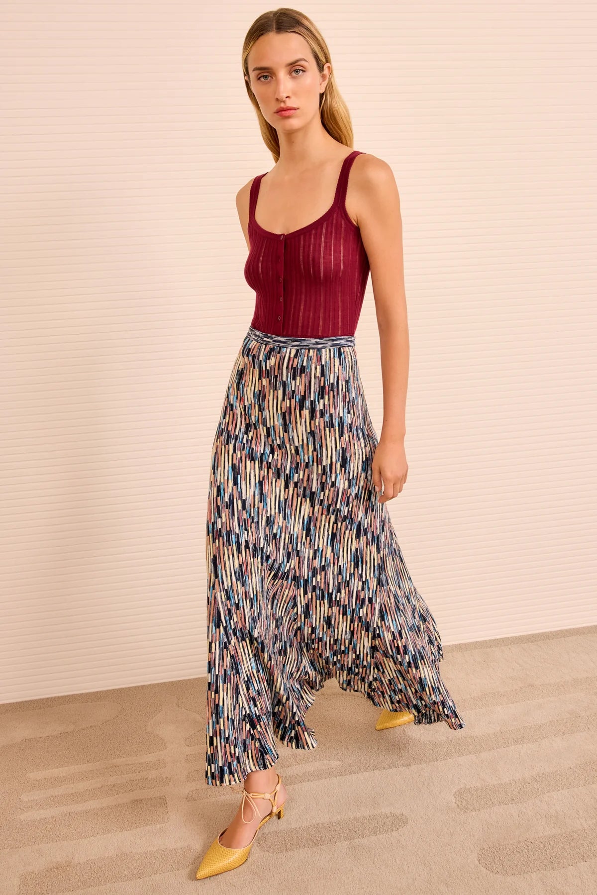Ulla Johnson Marceline Multicolor Long Skirt