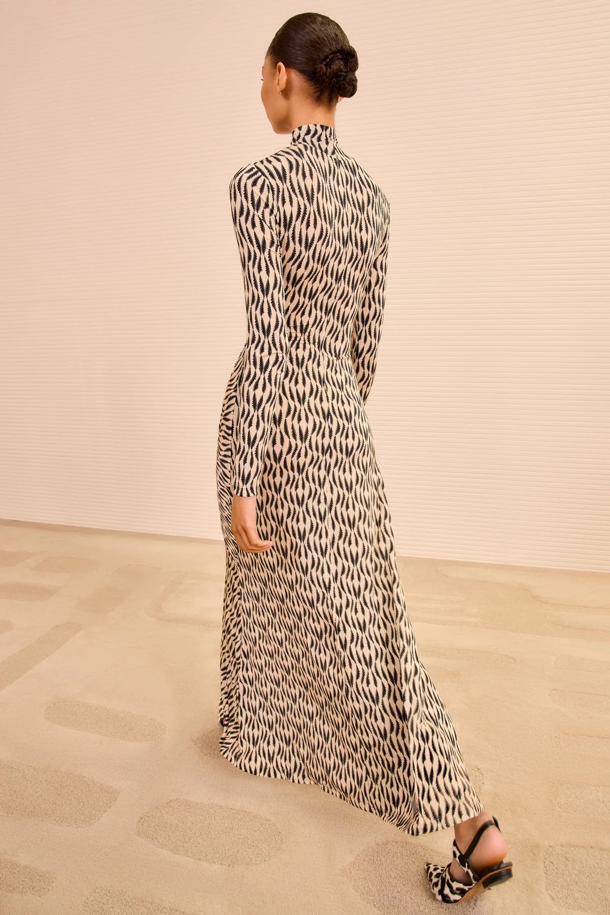 Ulla Johnson Ida Ruched Turtleneck Dress