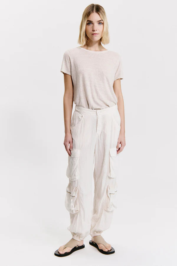 Transit Silk-Blend Multi-Pocket Cargo Trousers