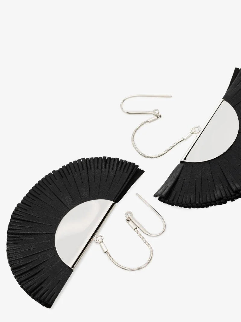 Boucles d&#39;oreilles en cuir d&#39;été Isabel Marant