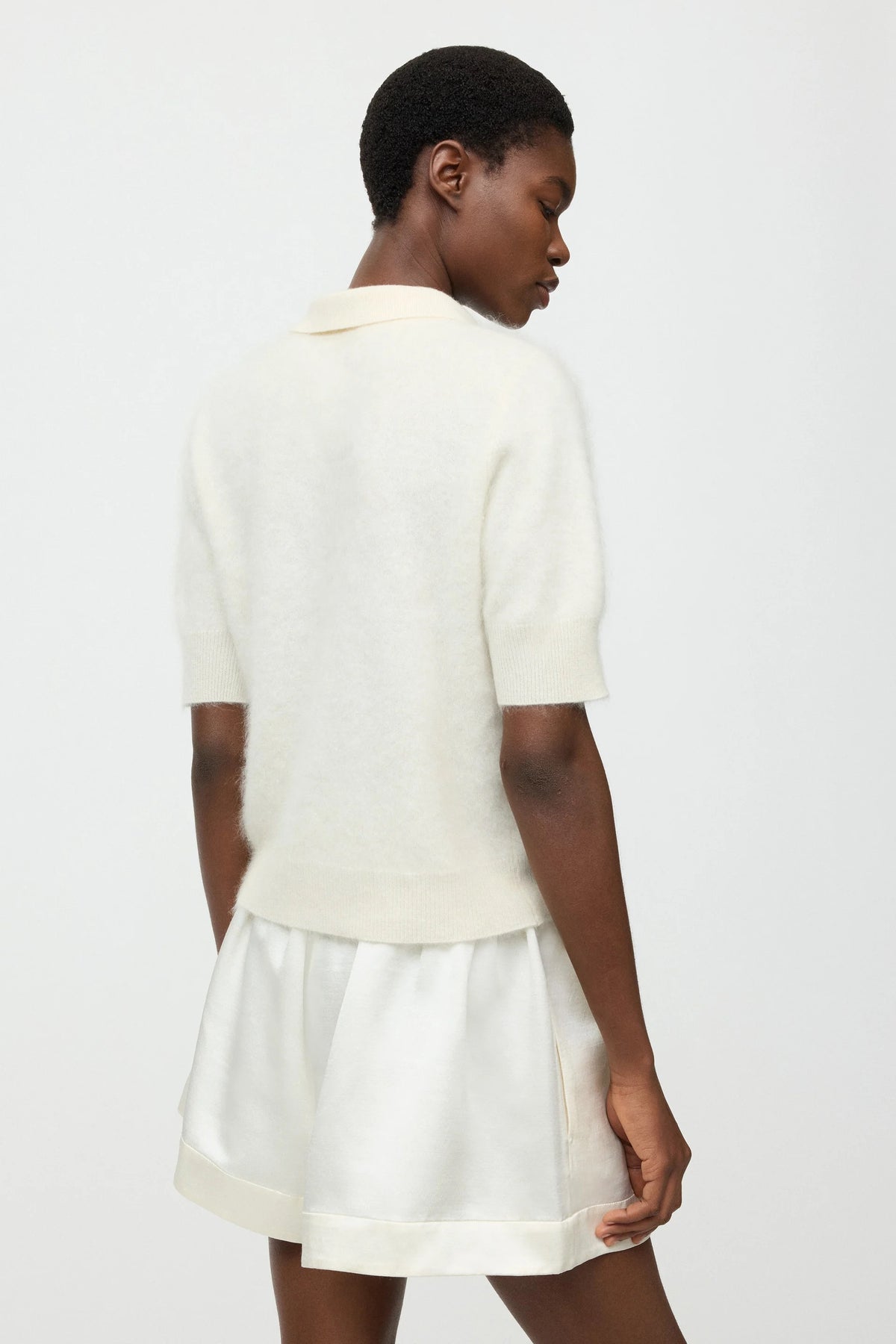 Soft Goat Brushed Pique