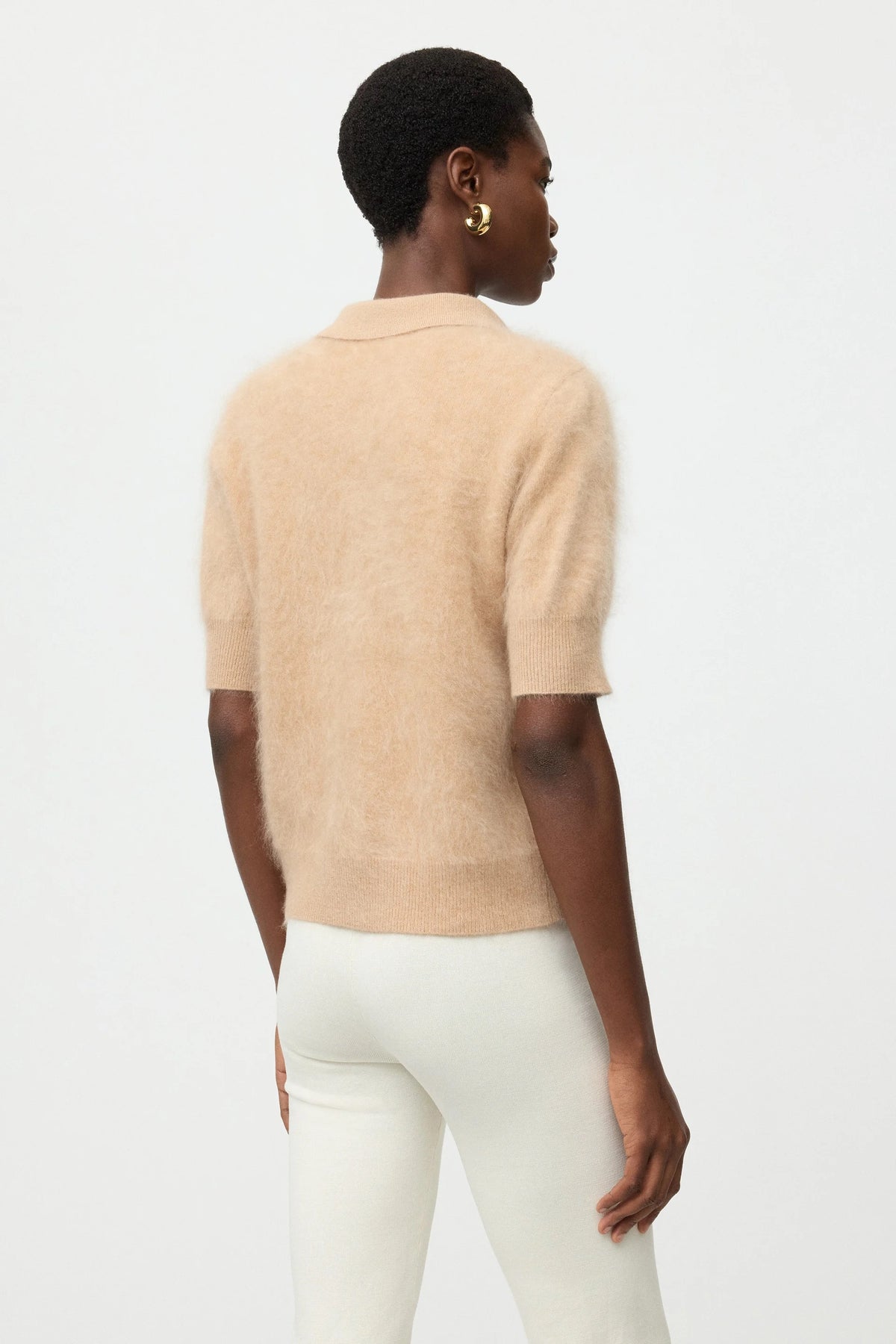 Soft Goat Brushed Pique