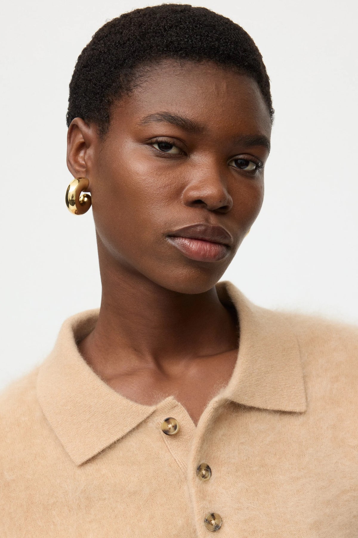 Soft Goat Brushed Pique