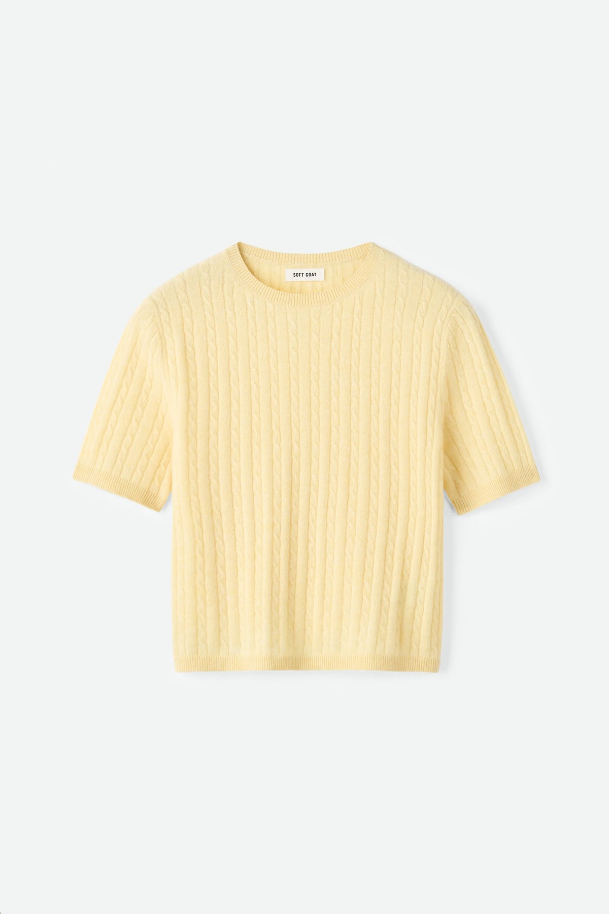 Soft Goat Cable Knit Top