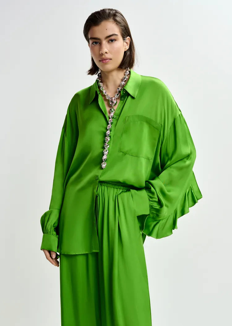 Essentiel Judith Oversized Ruffle Shirt