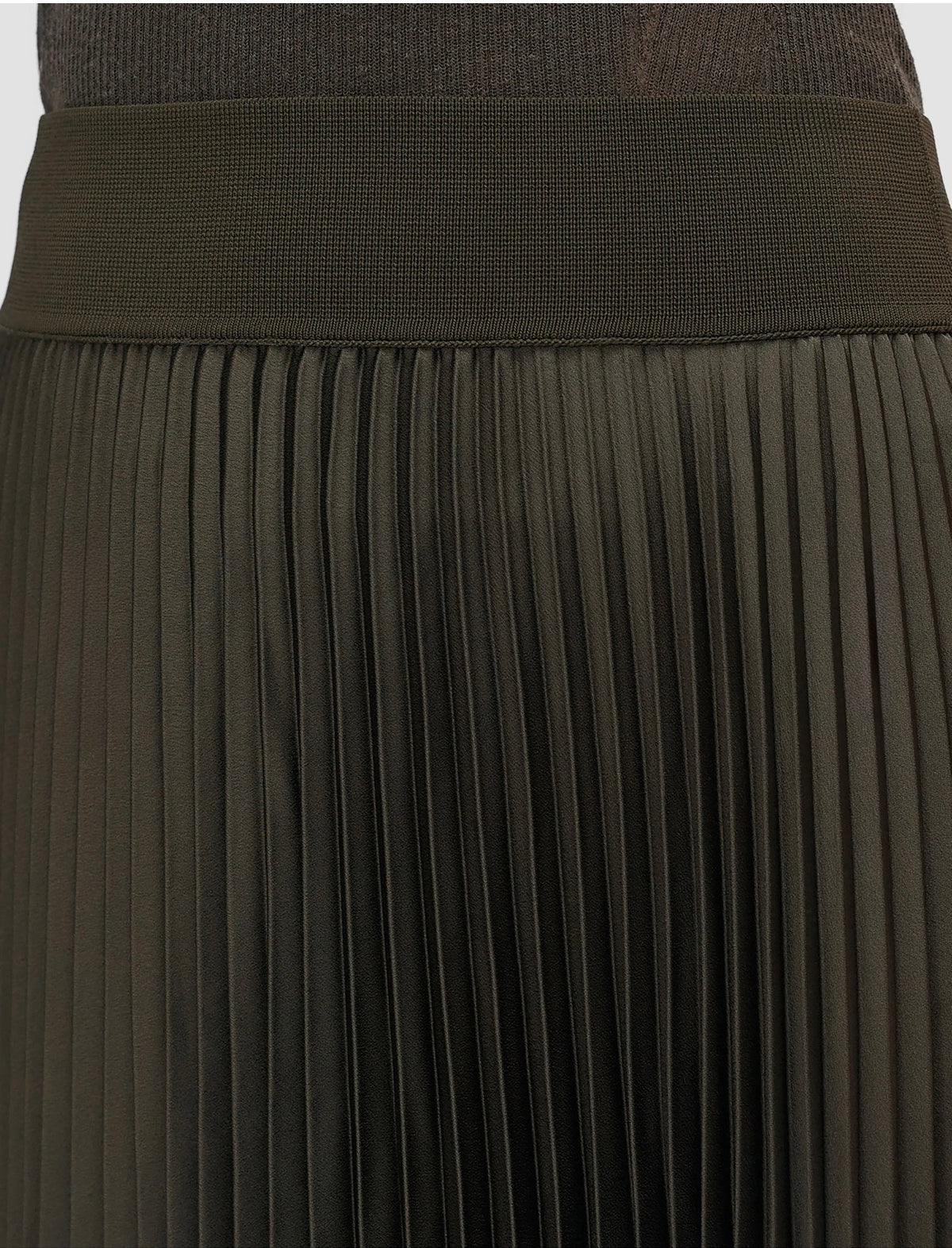 Joseph Ade Knit Weave Plissé Skirt