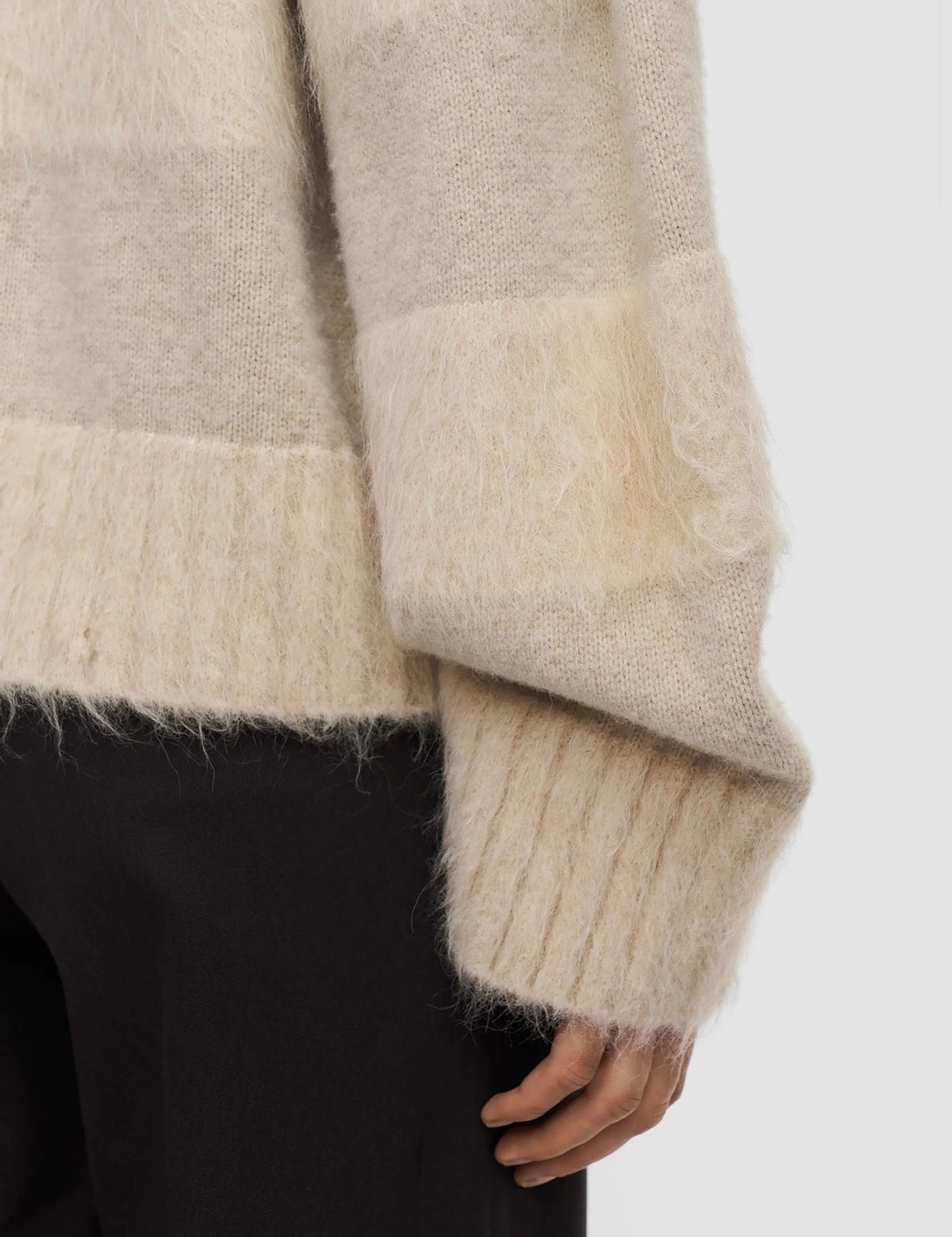 Joseph Take Brushed Alpaca Striped Jumper