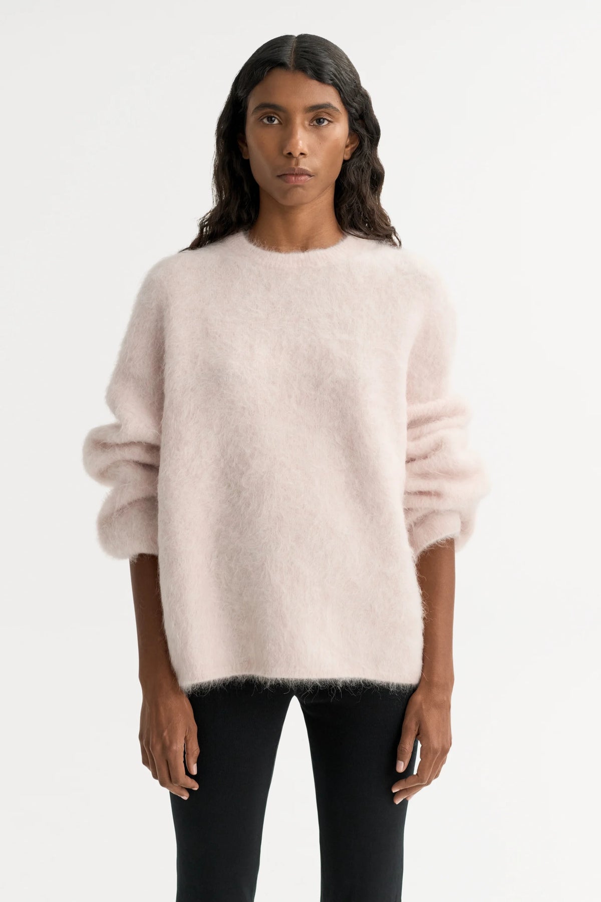 Soft Goat Alpaca Crewneck