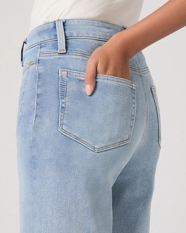 Paige Anessa 31" Front Yoke Wide leg Jeans