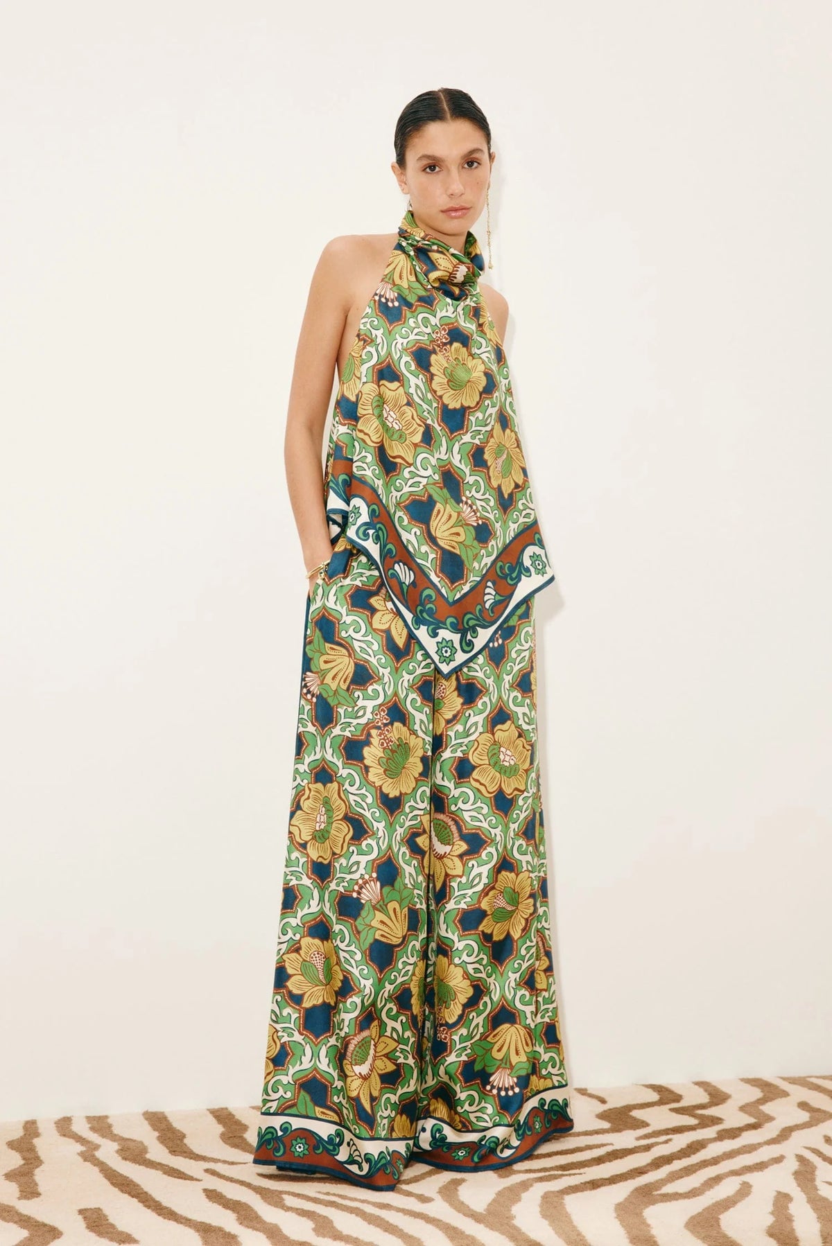 ALEMAIS LIANA SILK TOP