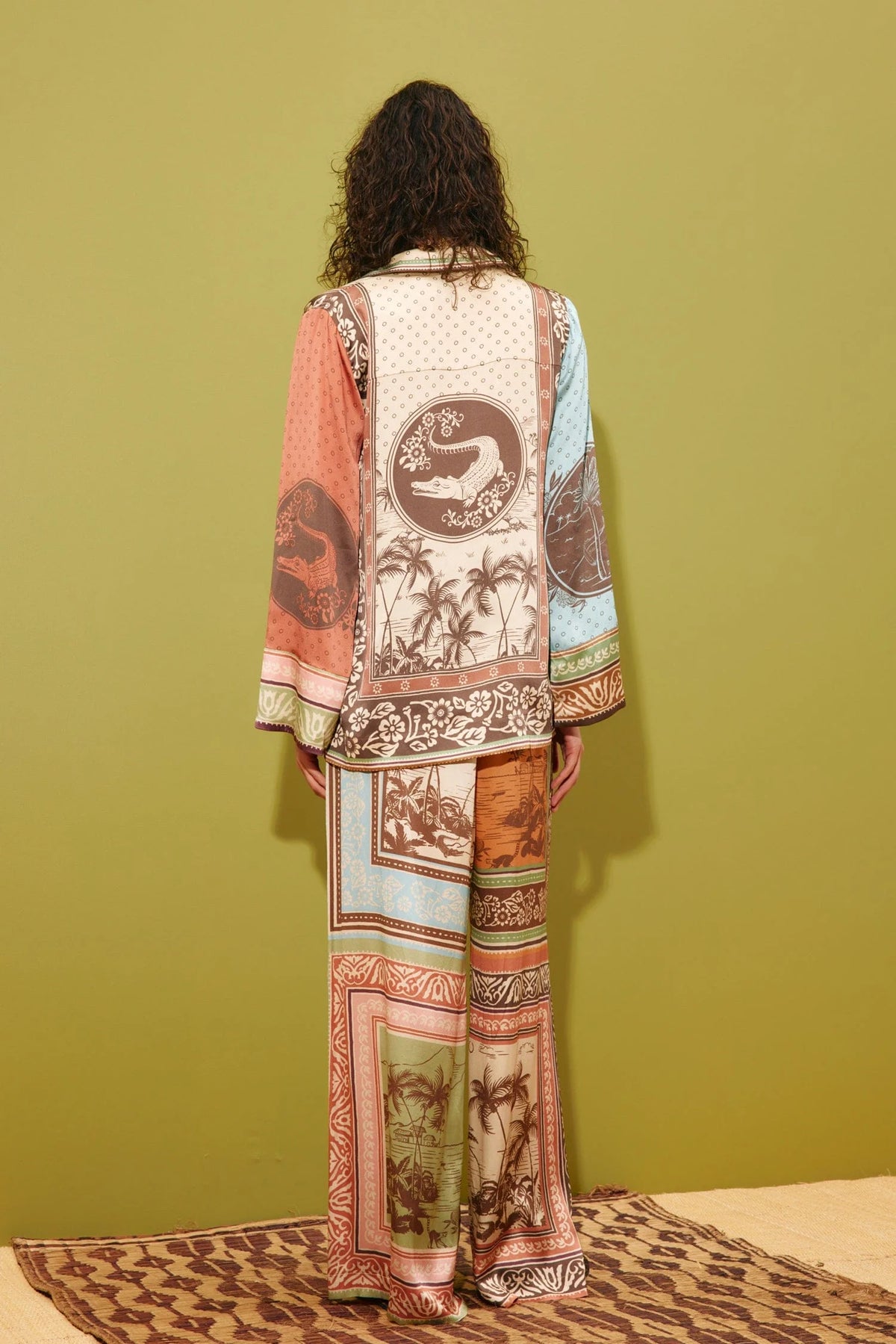 ALEMAIS ALBERTA SILK SHIRT