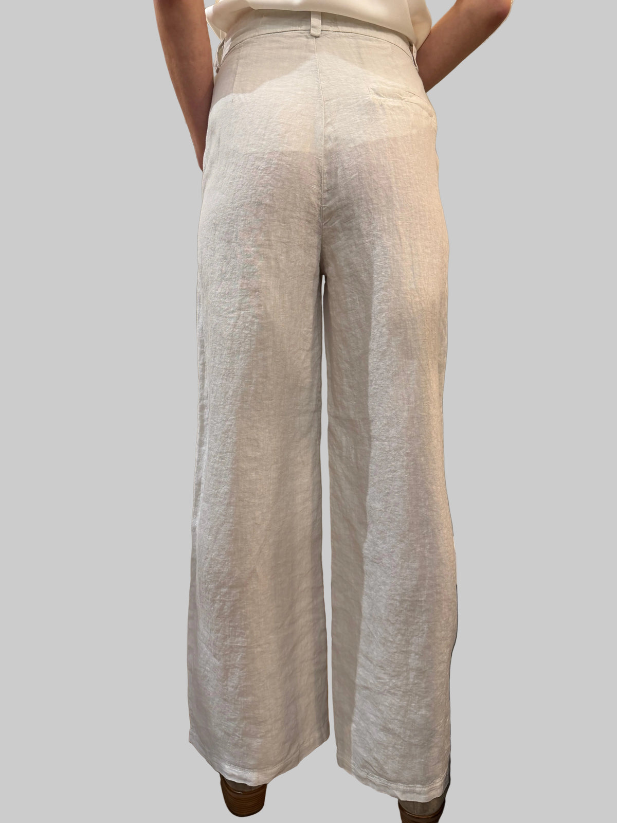 Transit Straight Leg Linen Trousers
