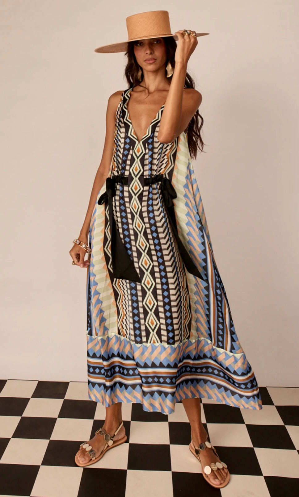 Temperley Meryl V-Neck Dress