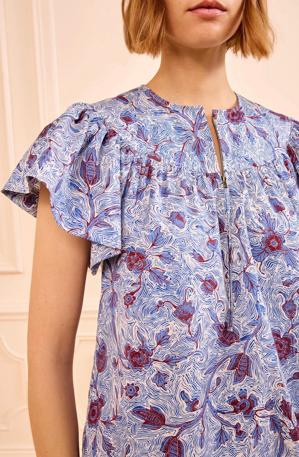 Ulla Johnson Perline SS Cotton Blouse