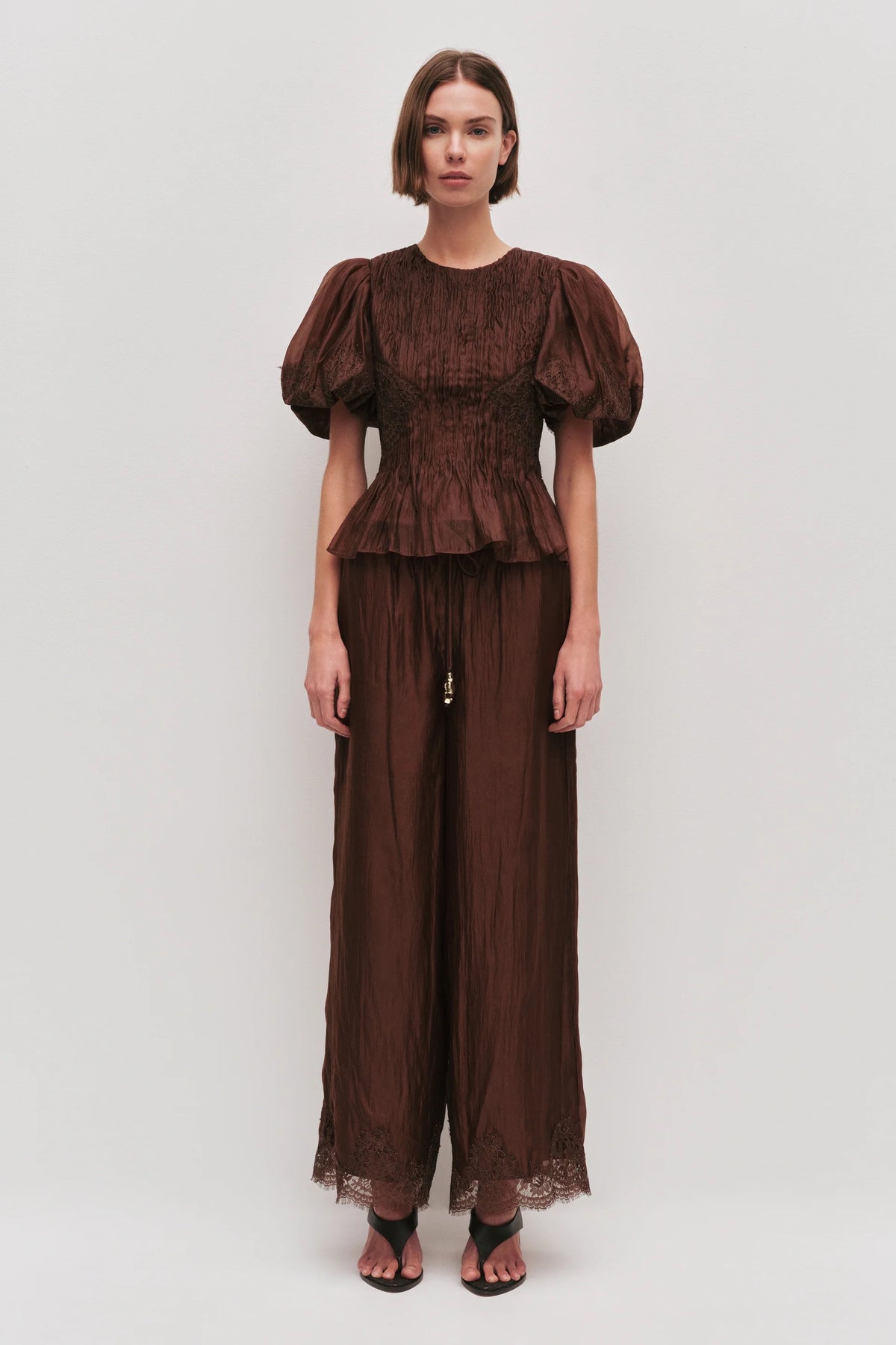 AJE OPHELIA LACE TOP