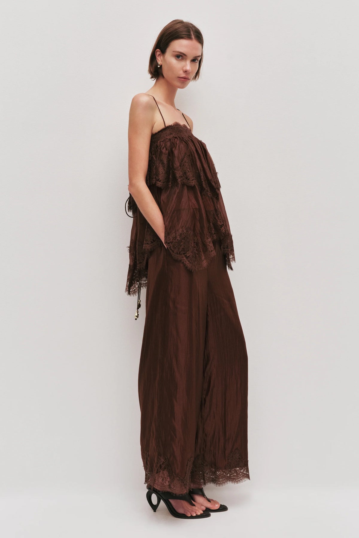AJE OPHELIA LACE PANT