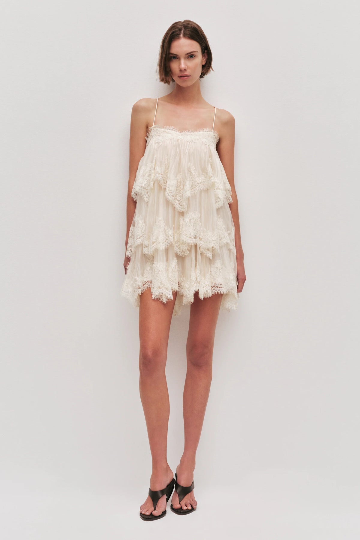 AJE OPHELIA LACE MINI DRESS