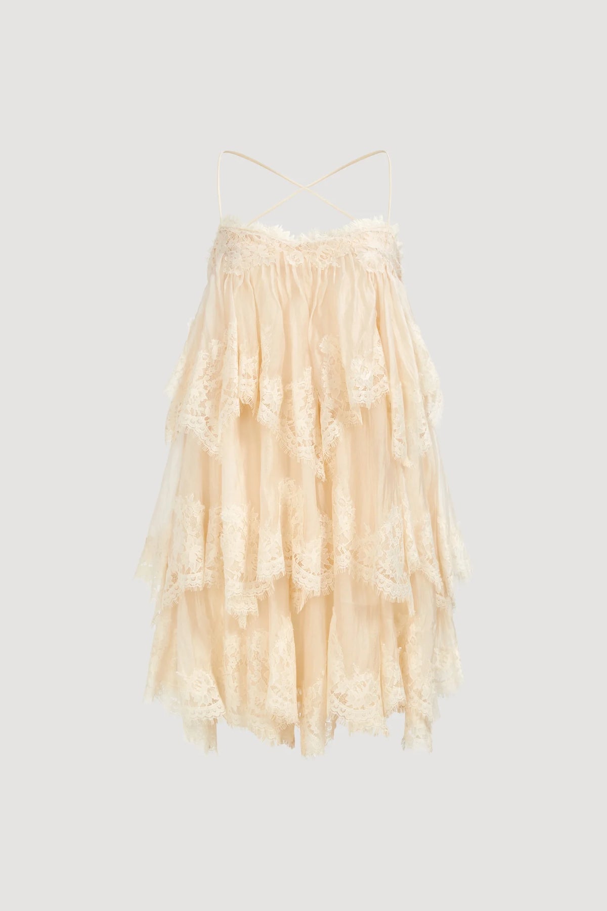 AJE OPHELIA LACE MINI DRESS