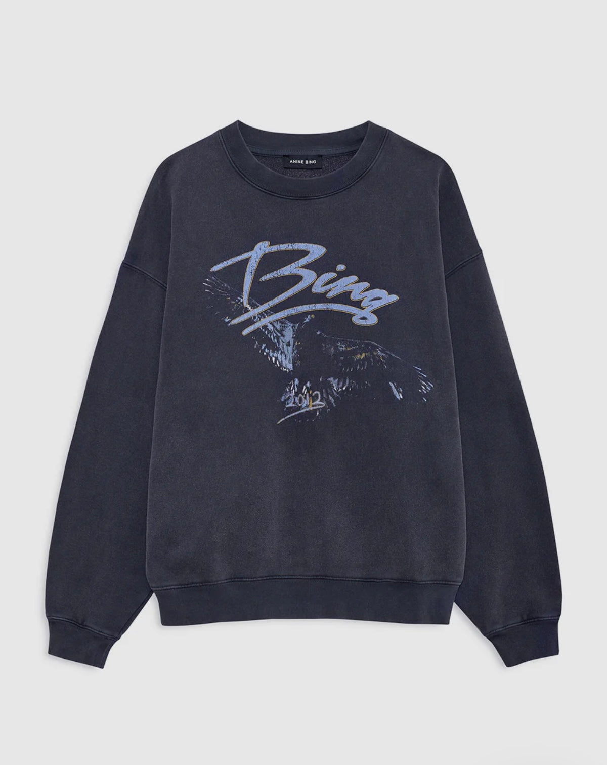 ANINE BING SPENCER SWEATSHIRT EAGLE