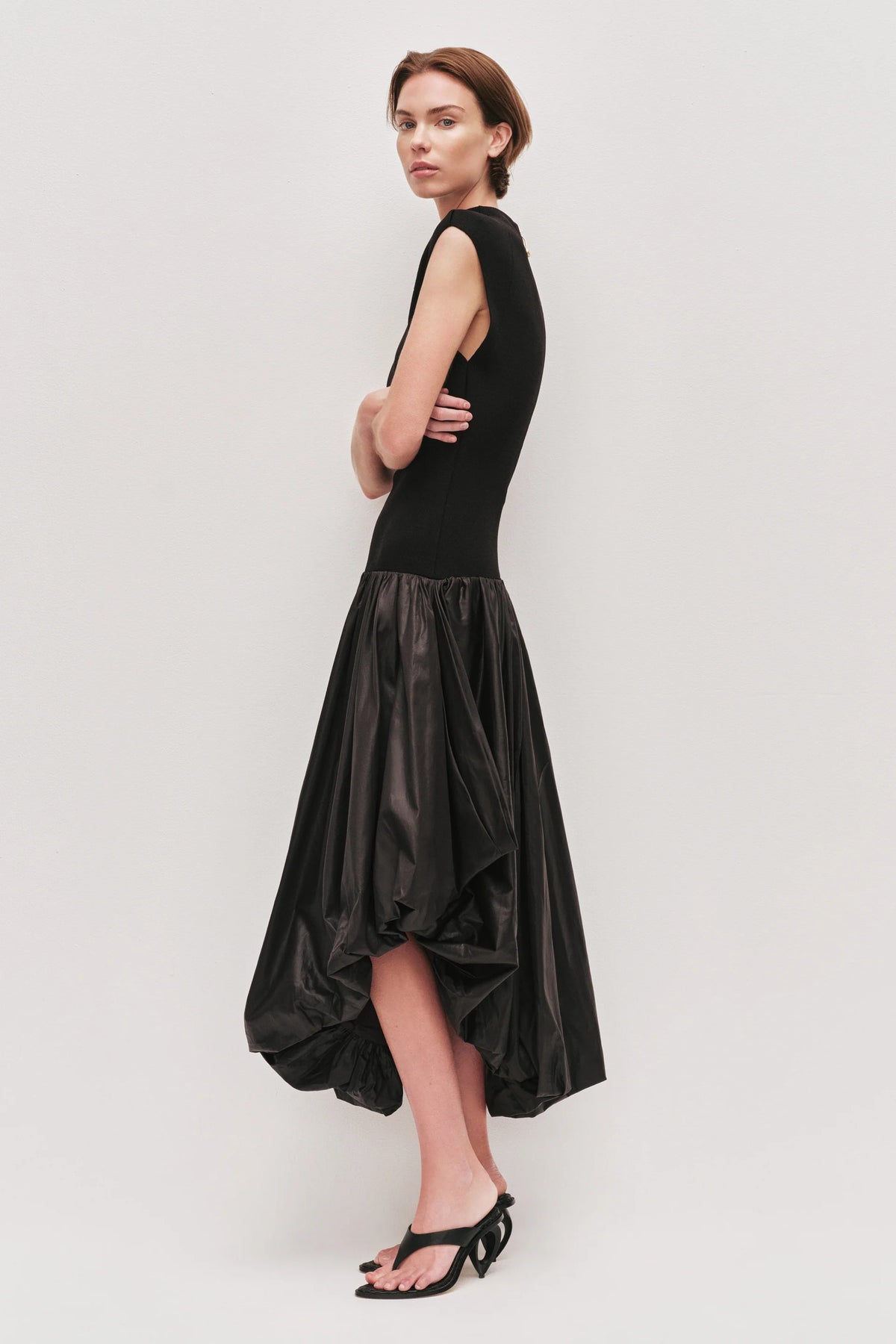 AJE VENETIA KNIT MIDI DRESS