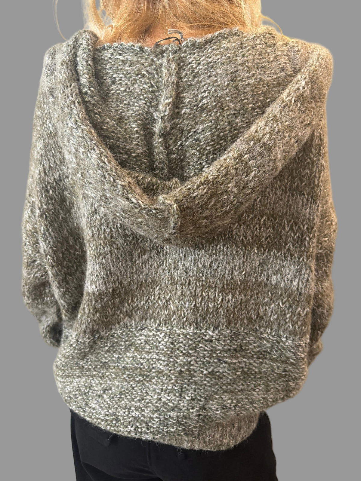 TRANSIT HOODED CARDIGAN IN ALPACA BLEND