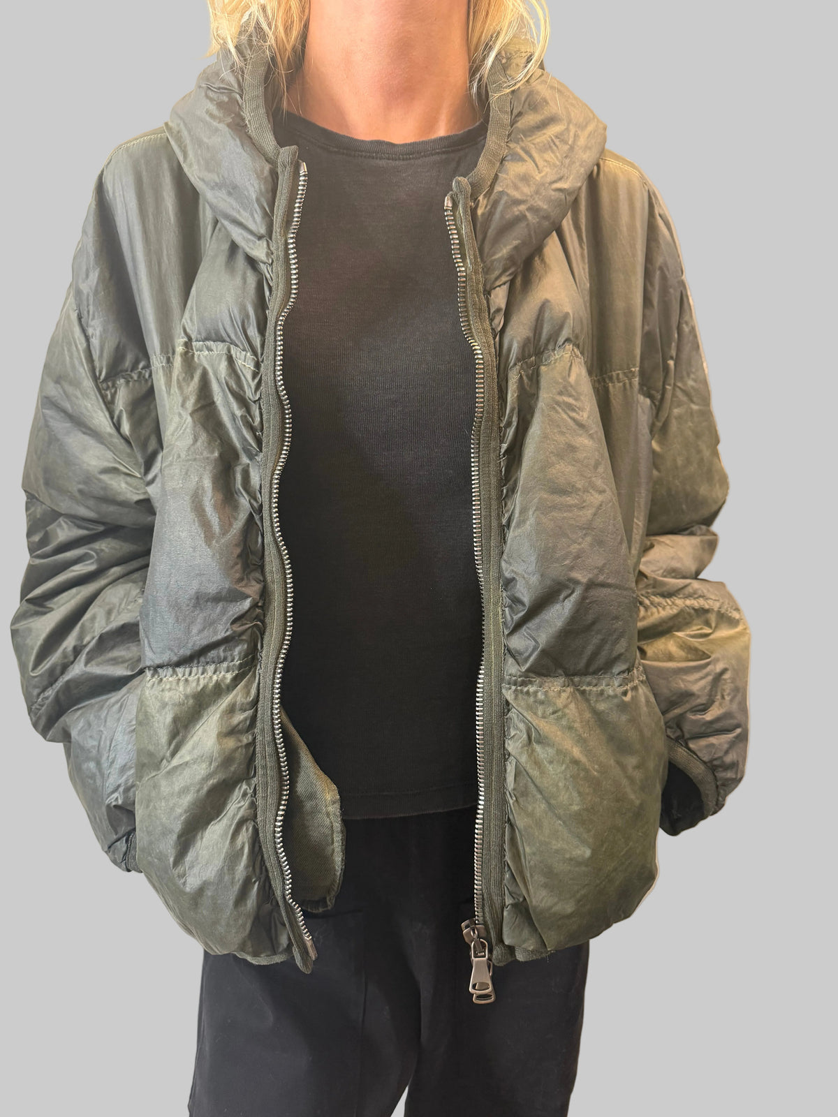 TRANSIT HOODED BOMBER JACKET