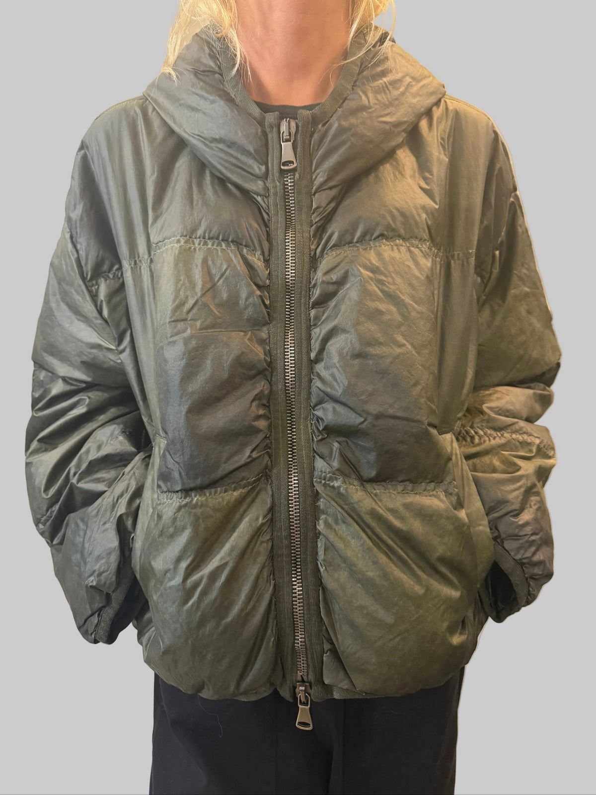 TRANSIT HOODED BOMBER JACKET