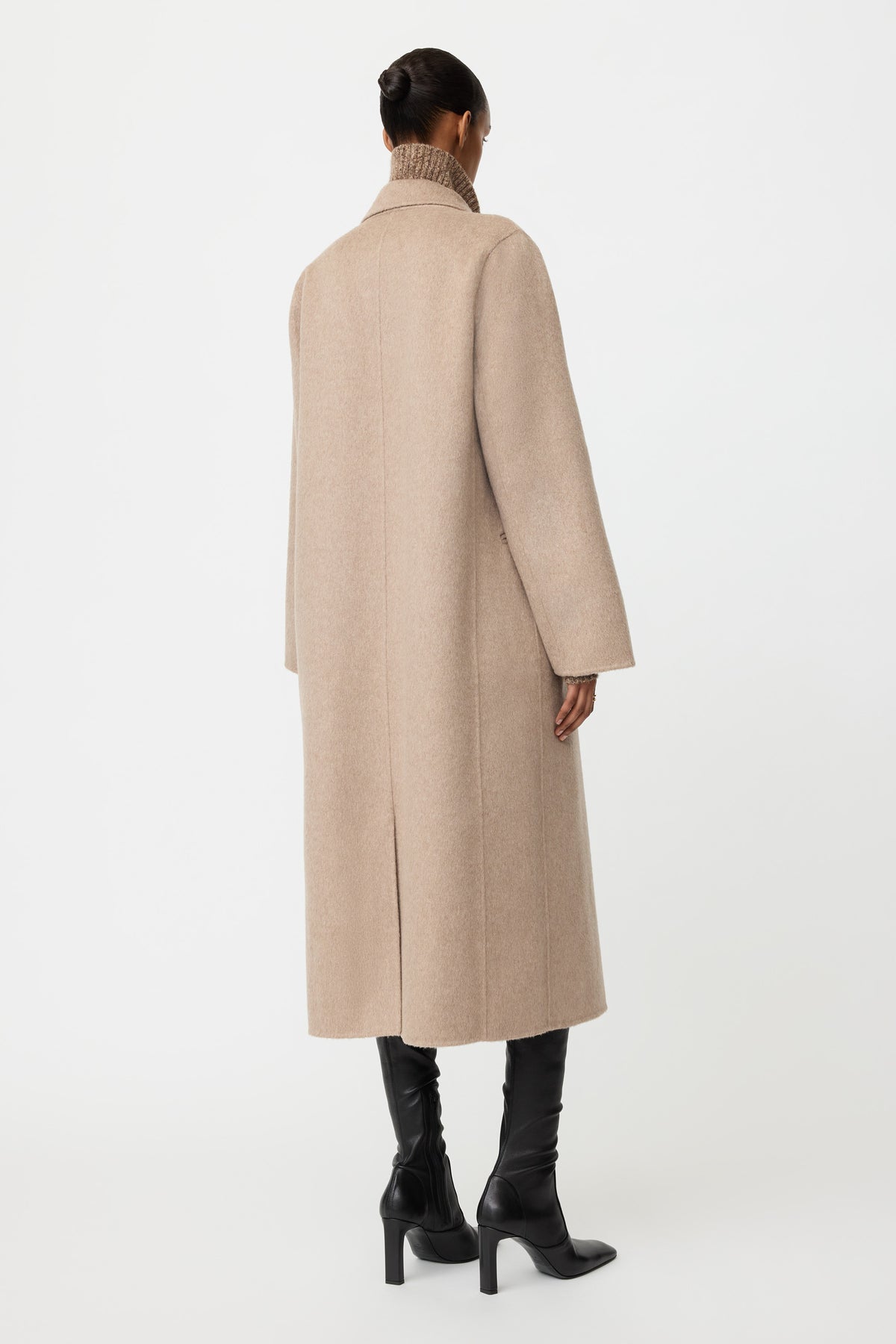Soft Goat Double Breasted Coat