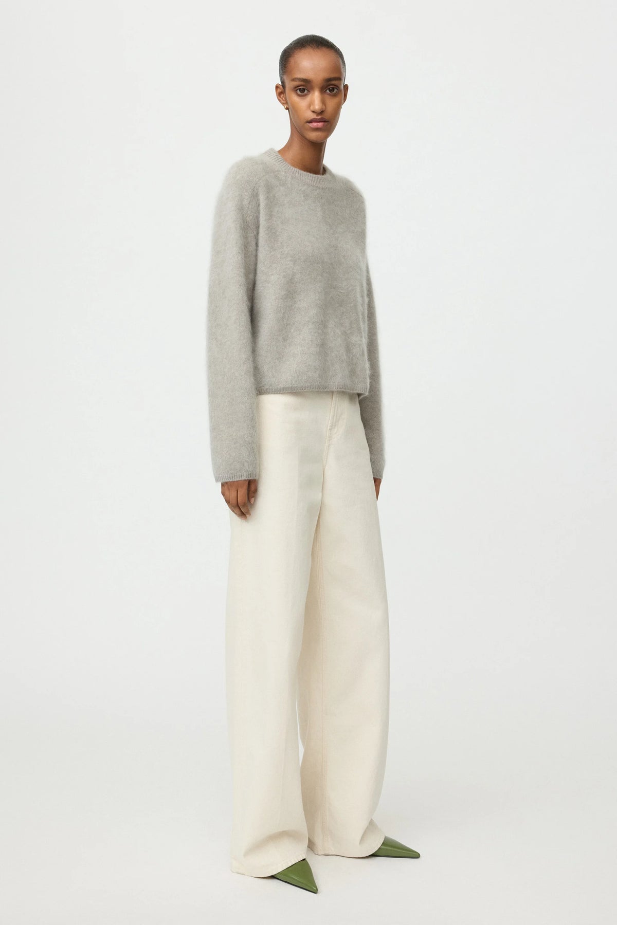 Soft Goat Brushed Crewneck