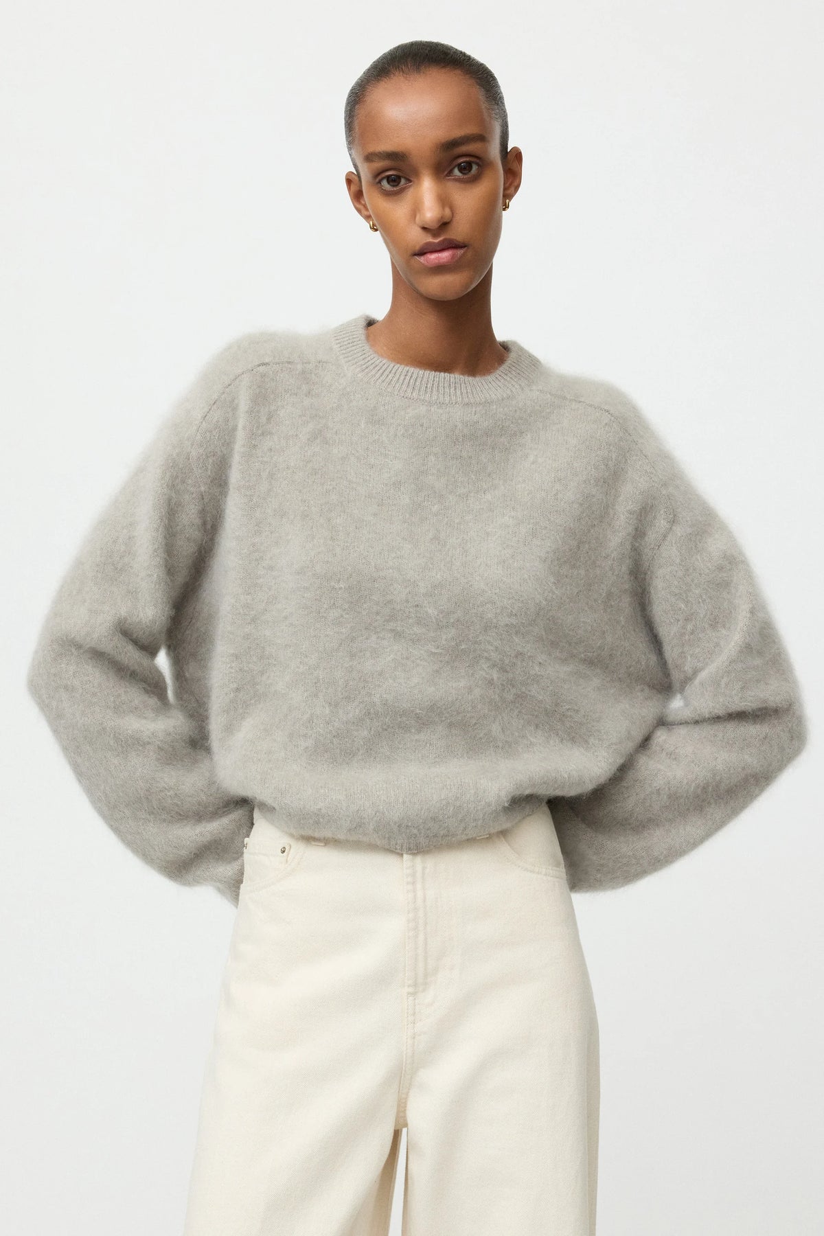 Soft Goat Brushed Crewneck