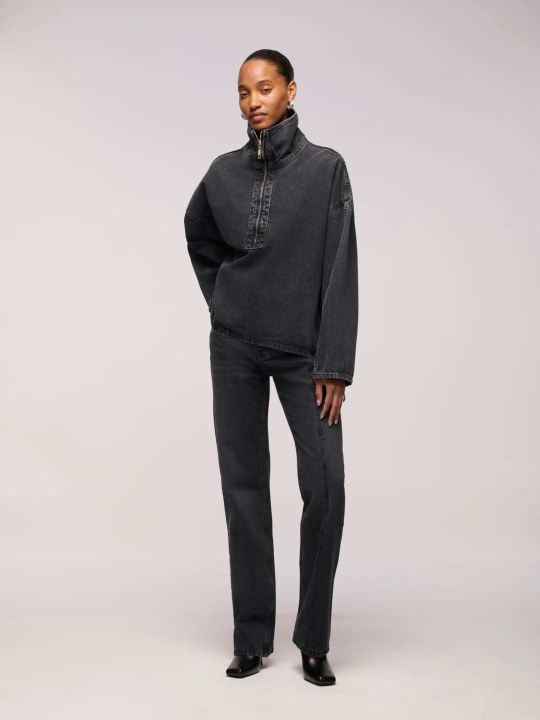 DALA DENIM FUNNEL POPOVER