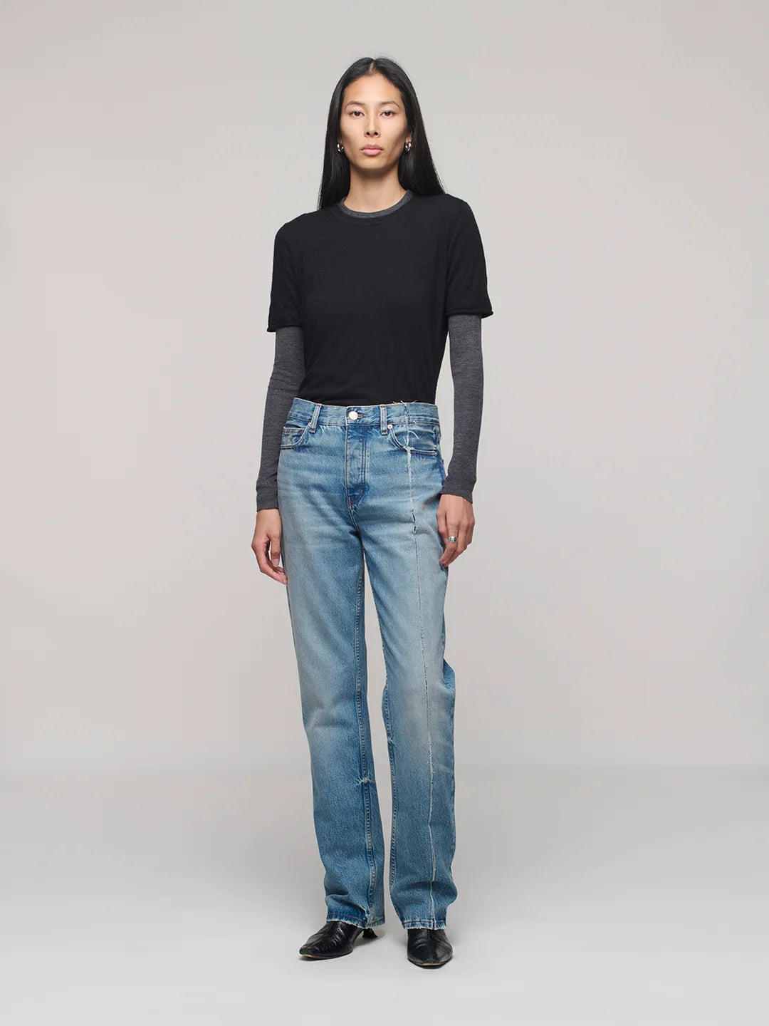 DALA ALLEY LINEAR REPAIR JEANS