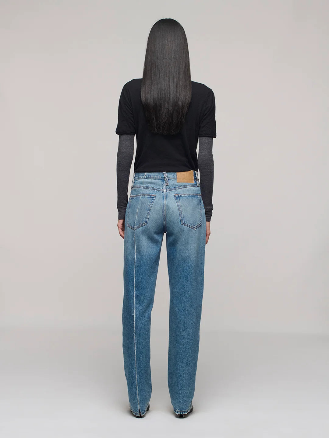 DALA ALLEY LINEAR REPAIR JEANS