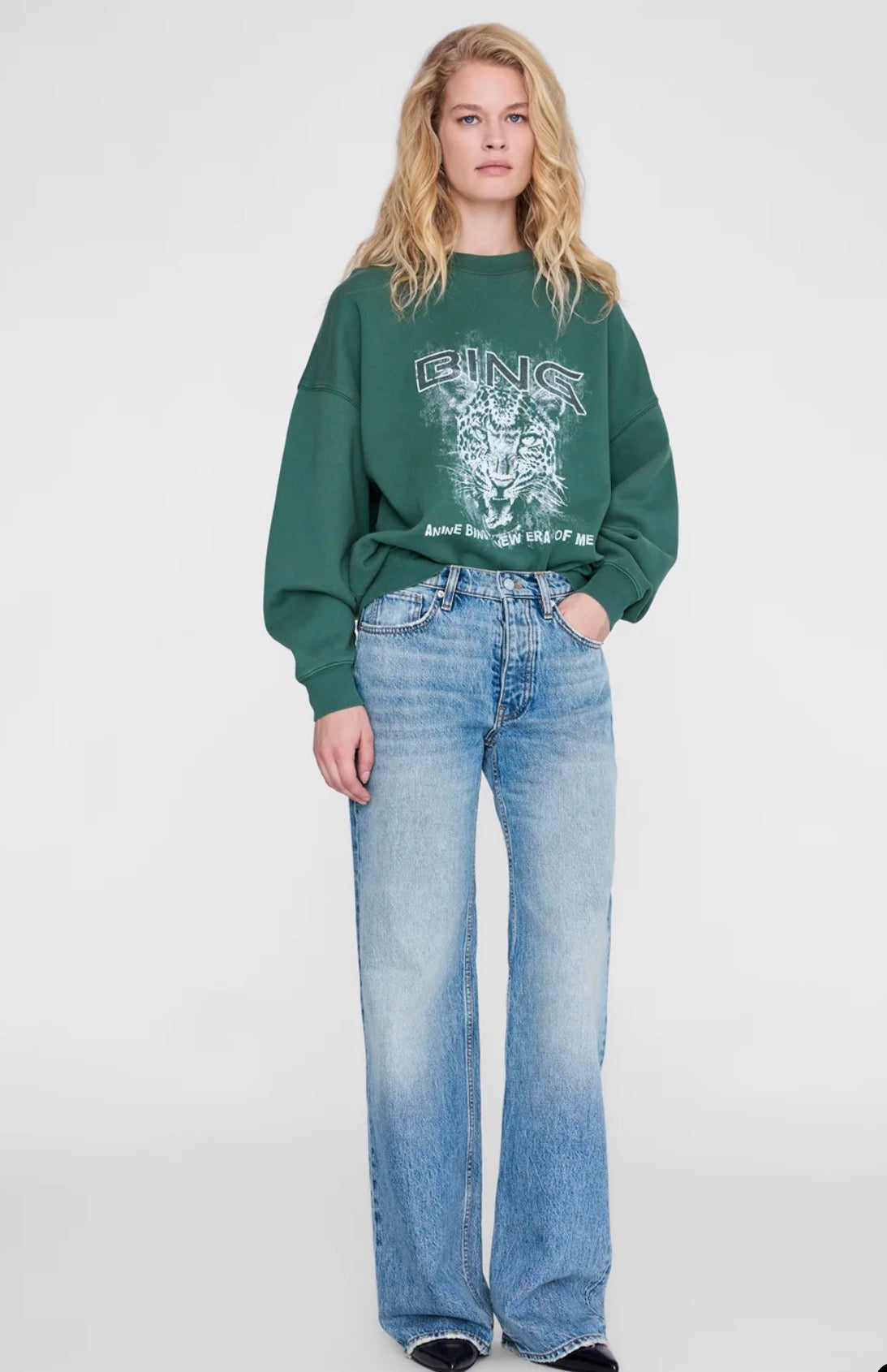 ANINE BING MILES SWEATSHIRT LEO MUSE