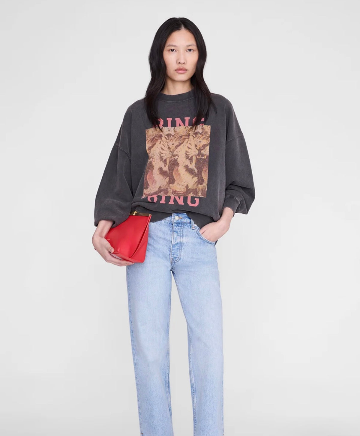 ANINE BING MILES SWEATSHIRT TIGER BING