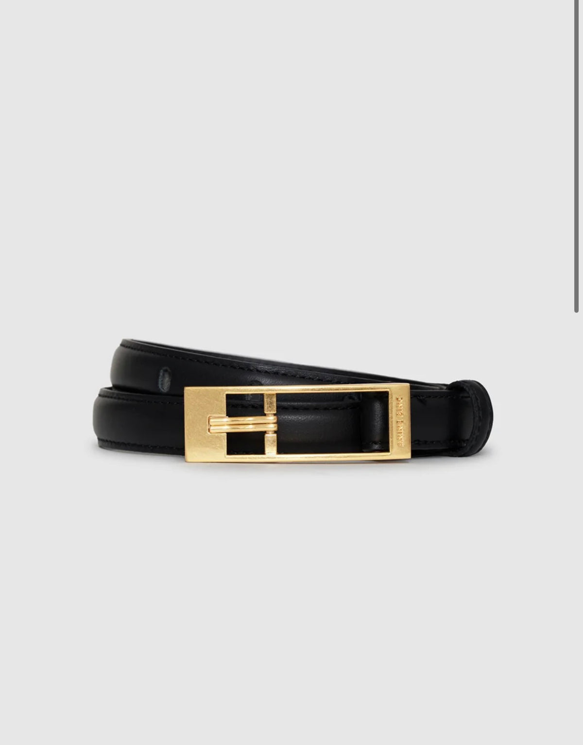 ANINE BING ELLY BELT SMOOTH LEATHER