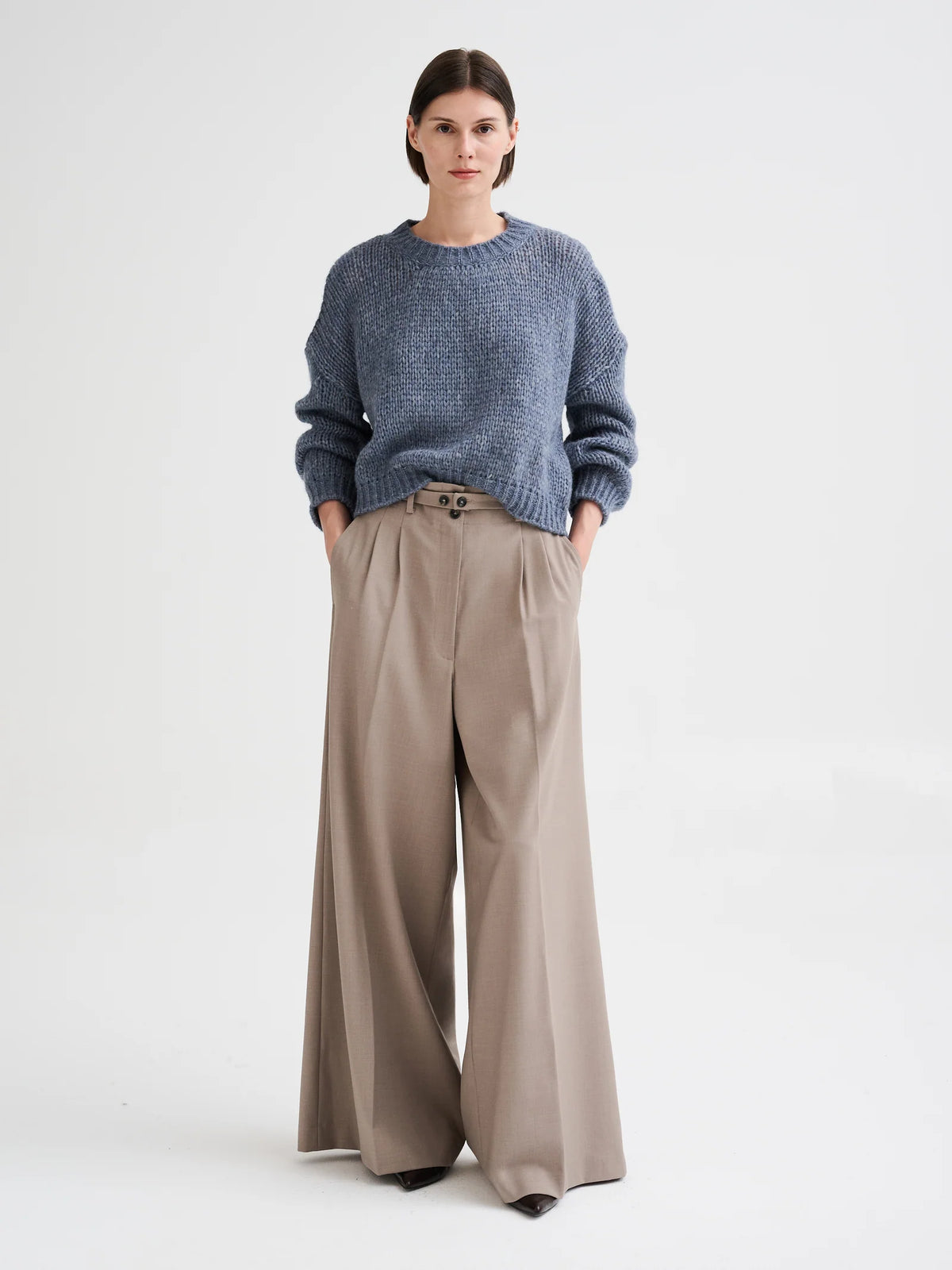 ROBERTO COLLINA BABY ALPACA SWEATER